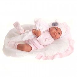 33082 Кукла младенец Аманда в розовом, 40 см, мягконабивная