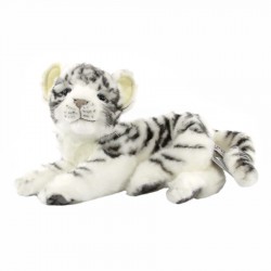 5337 Тигр, детёныш, белый, 26 см