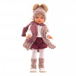 25196 Кукла девочка Зои в розовом, 33 см, виниловая