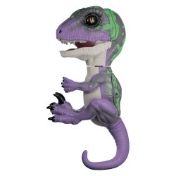 3784 Интерактивный динозавр Рейзор,фиолетовый с темно-зеленым 12 см