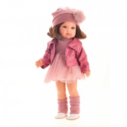 28121 Кукла девочка Дженни в розовом, 45 см, виниловая