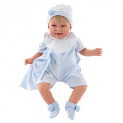 2001 Кукла Мартин в голубом, озвученная (мама, папа, смех), 52 см