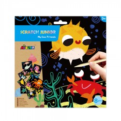 CH1674 Цветная гравюра для малышей: Морские животные