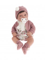 3369 Кукла малышка Сэнди в розовом, 40 см, мягконабивная 