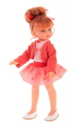 2591 Кукла модель Кармен в красном, 33 см, виниловая